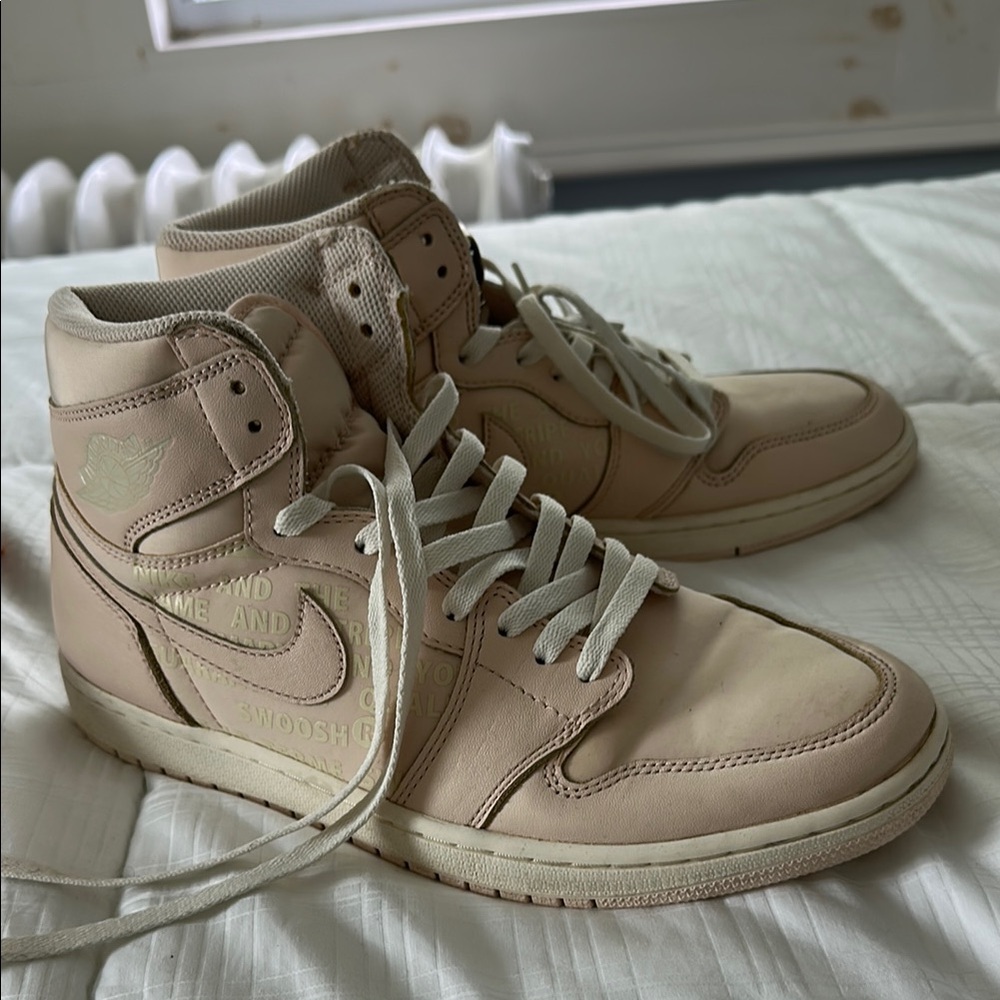 Nike Beige High-Top Sneakers